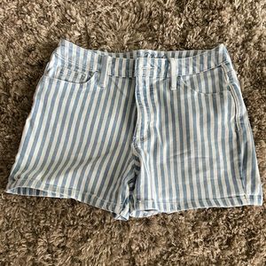 Denim High Waist Shorts